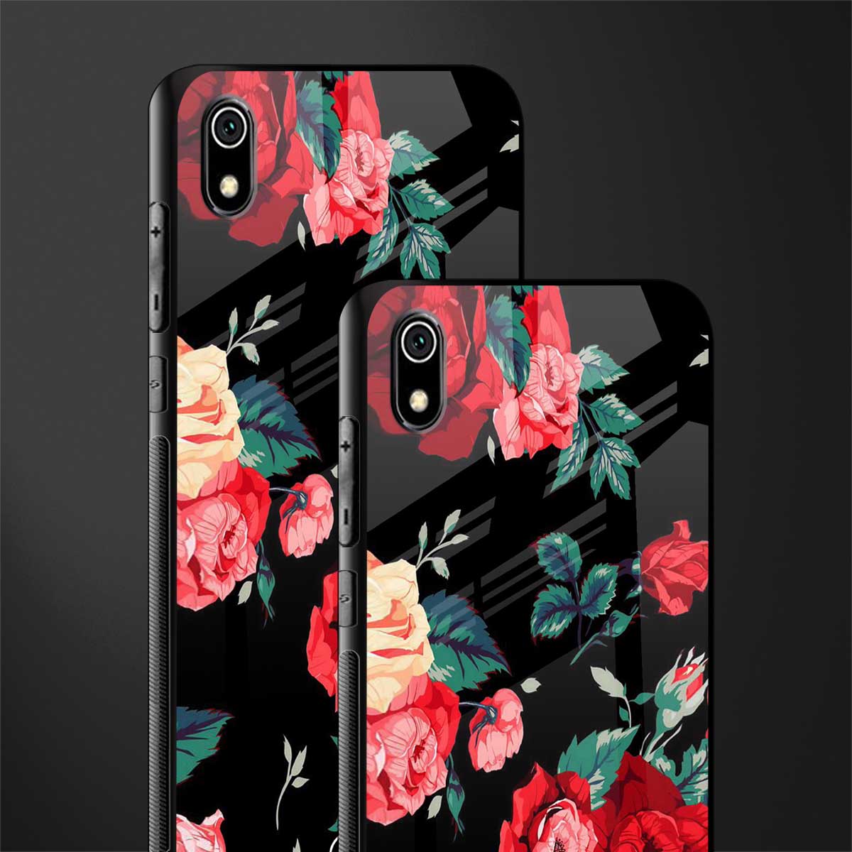 wildflower glass case for redmi 7a image-2