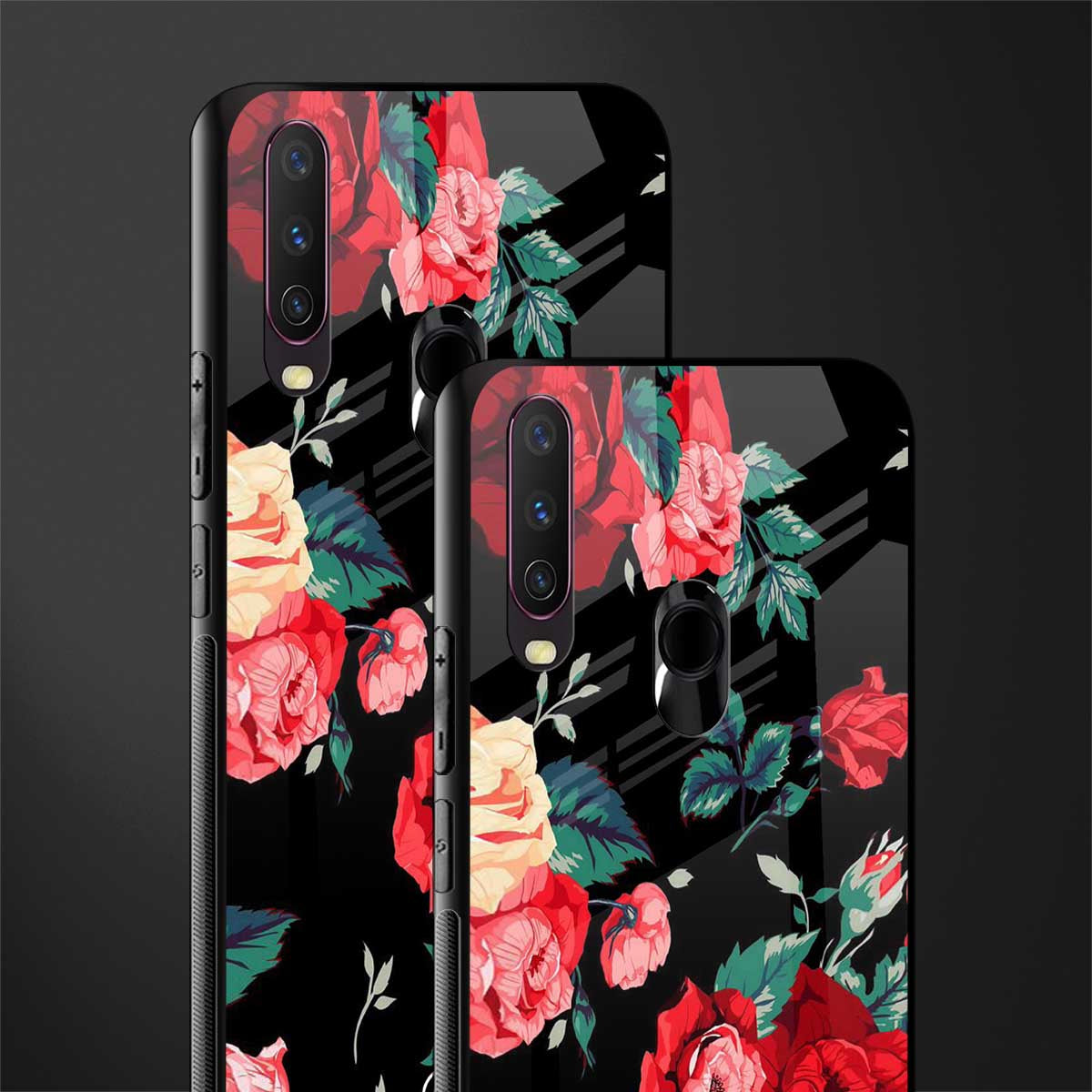 wildflower glass case for vivo y17 image-2