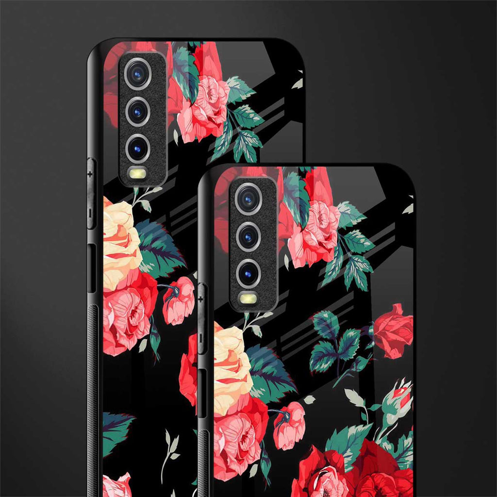 wildflower glass case for vivo y20i vivo y20t image-2