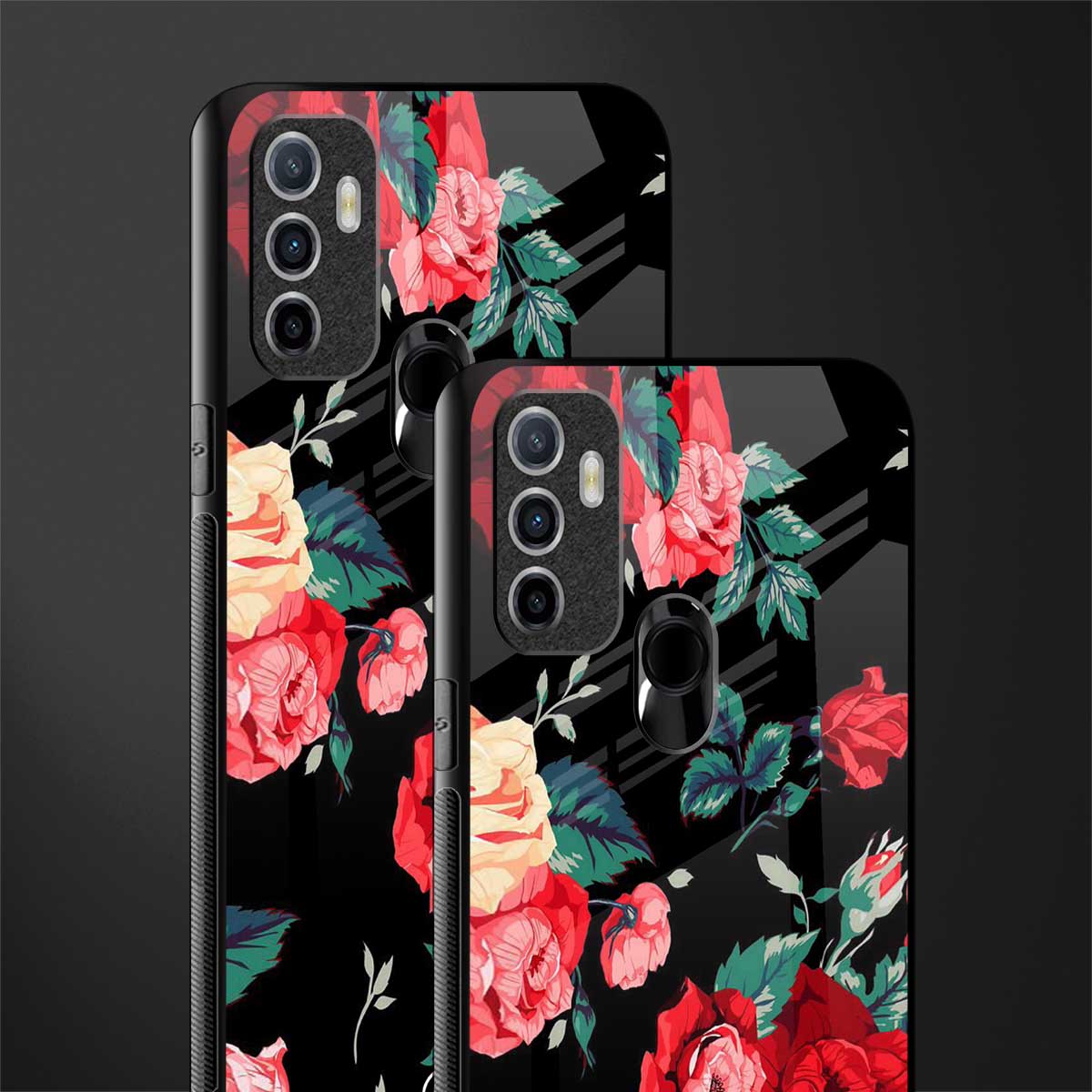 wildflower glass case for oppo a53 image-2