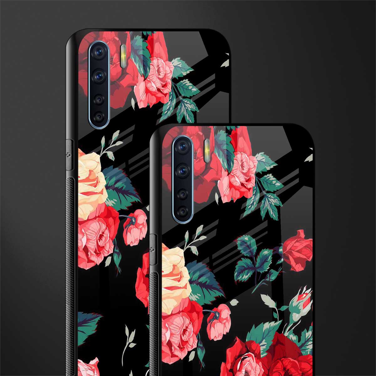 wildflower glass case for oppo f15 image-2