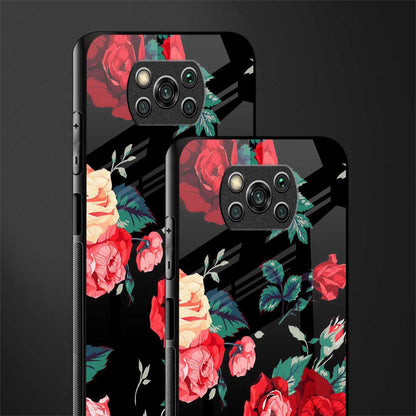 wildflower glass case for poco x3 pro image-2