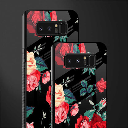 wildflower glass case for samsung galaxy note 8 image-2