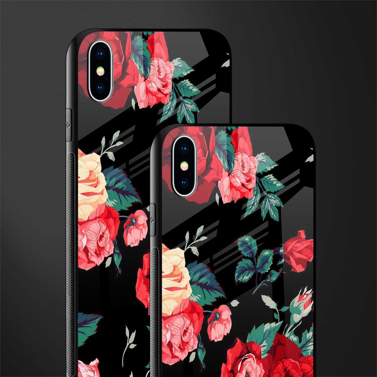 wildflower glass case for iphone xs max image-2