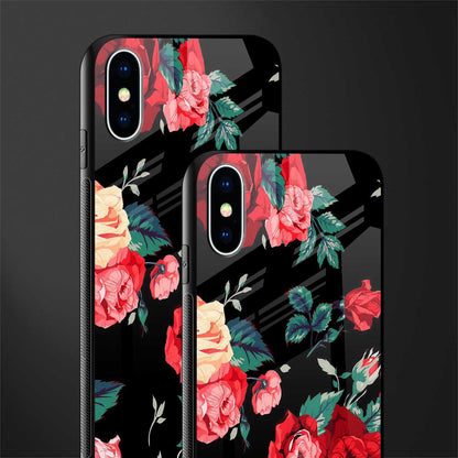 wildflower glass case for iphone xs image-2