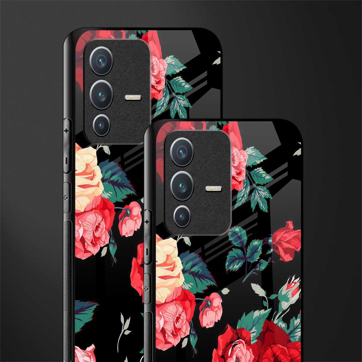 wildflower glass case for vivo v23 5g image-2