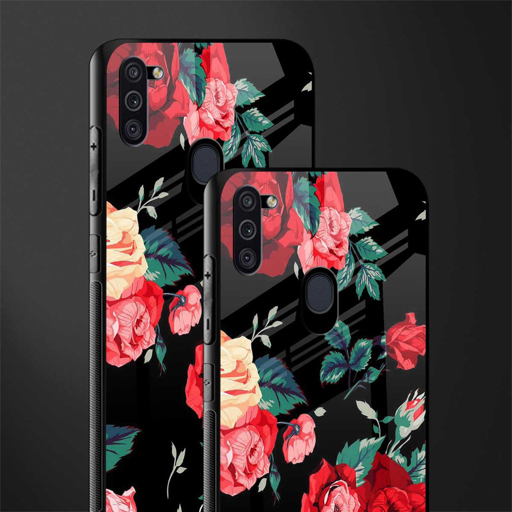 wildflower glass case for samsung a11 image-2