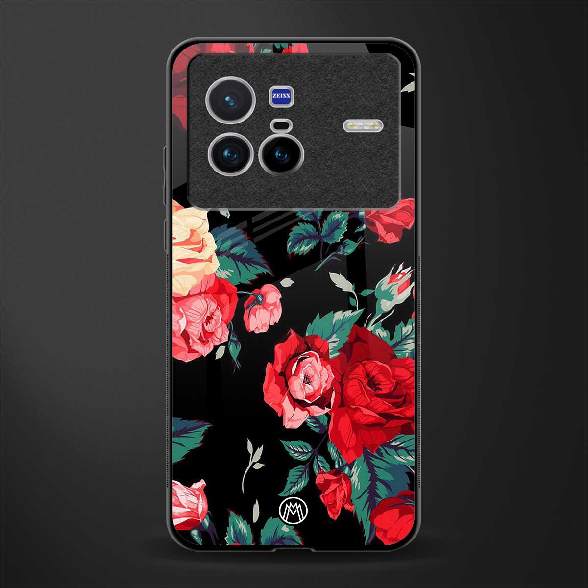 wildflower glass case for vivo x80 image