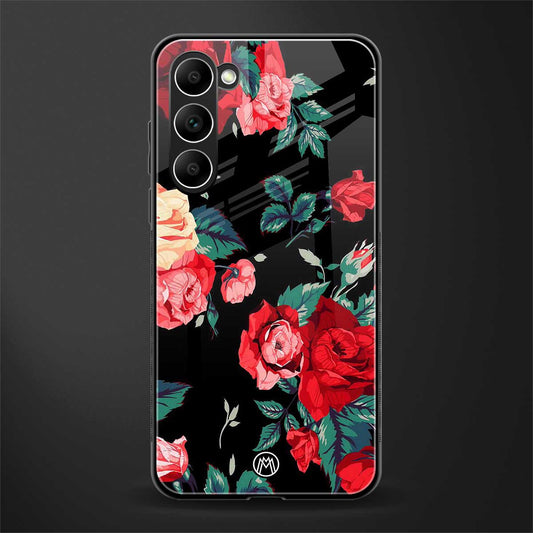 Wildflower-Glass-Case for phone case | glass case for samsung galaxy s23
