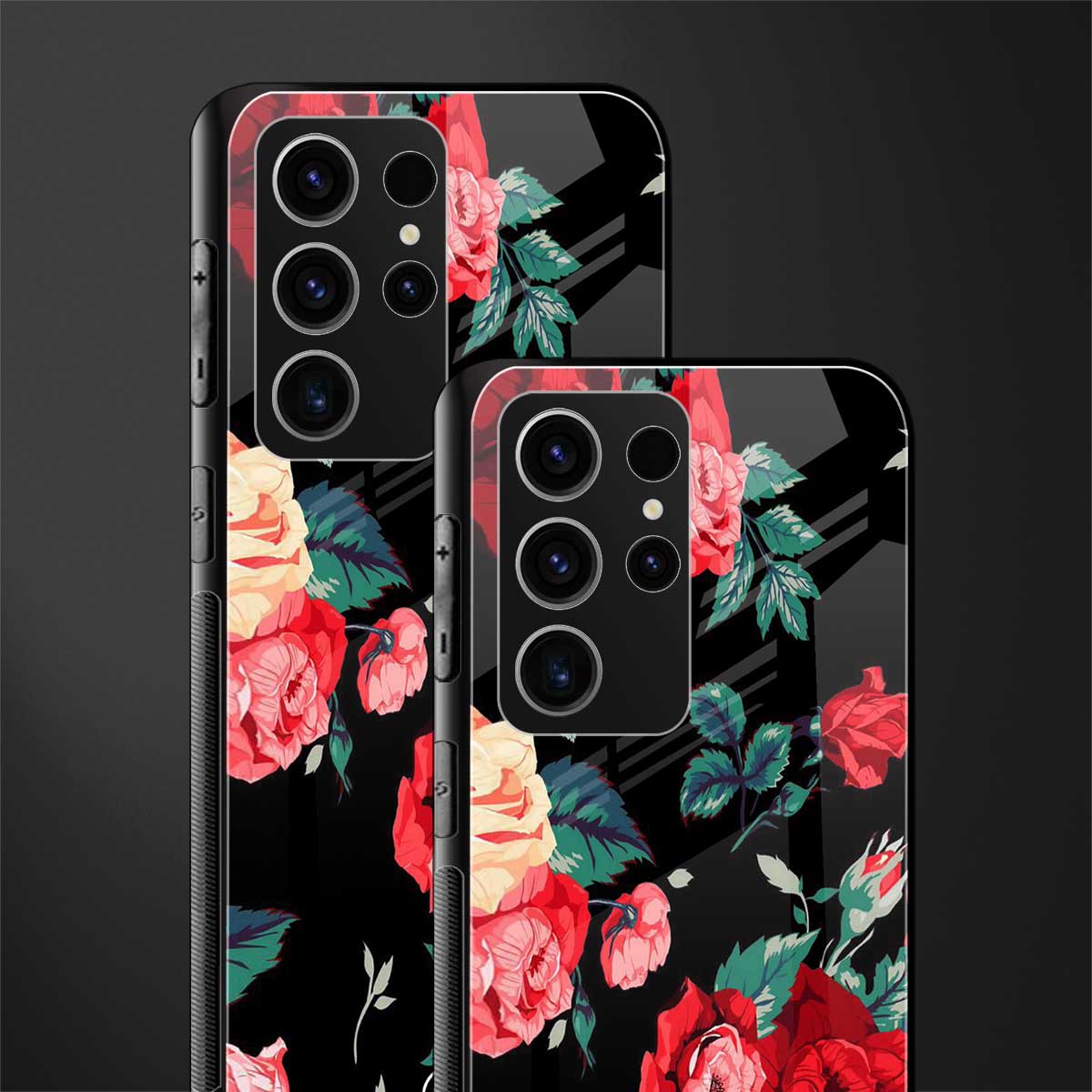 Wildflower-Glass-Case for phone case | glass case for samsung galaxy s23 ultra