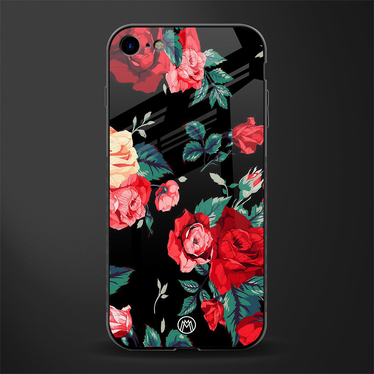 wildflower glass case for iphone se 2020 image