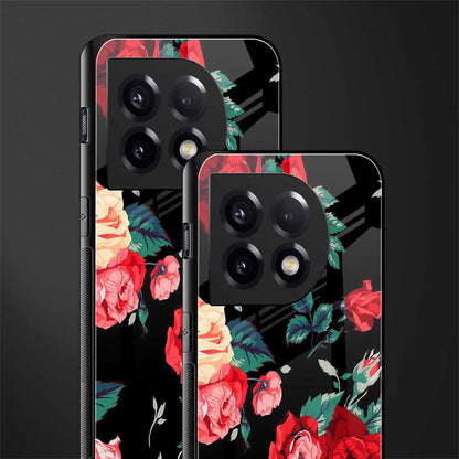 wildflower back phone cover | glass case for oneplus 11