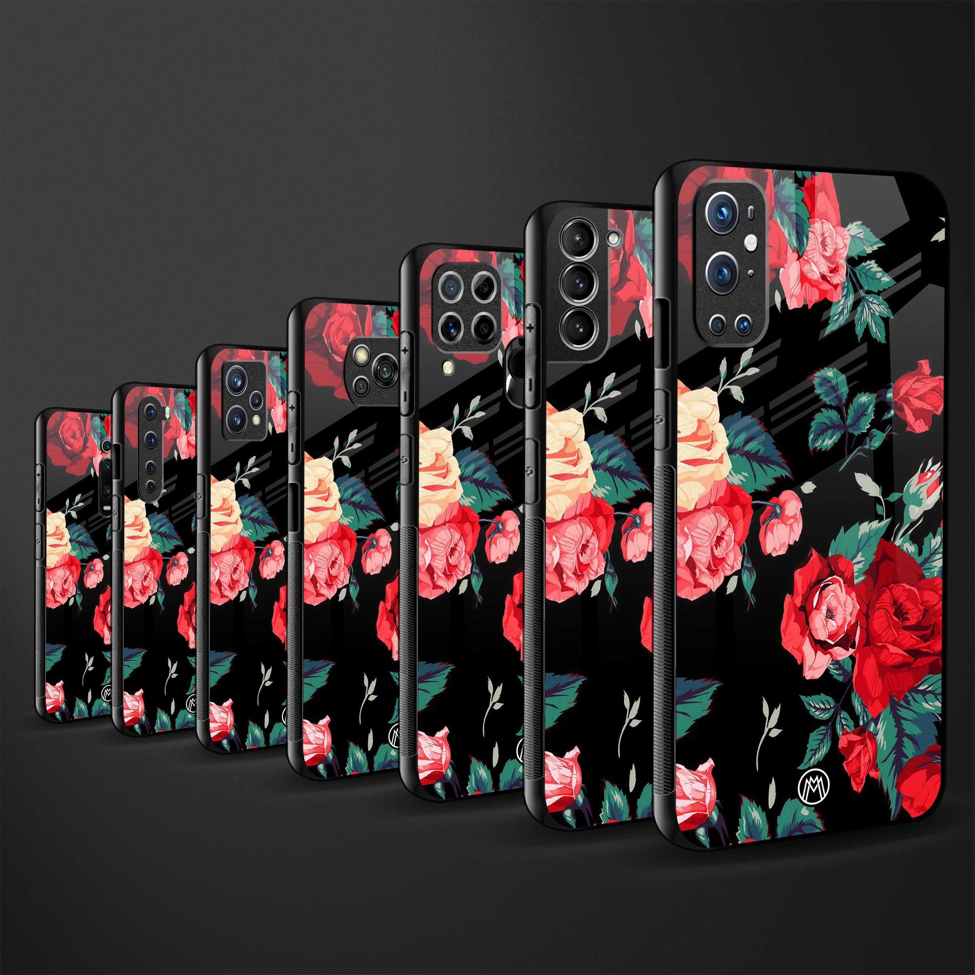 wildflower glass case for redmi note 7 pro image-3