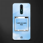 wish you were here glass case for oppo f11 image