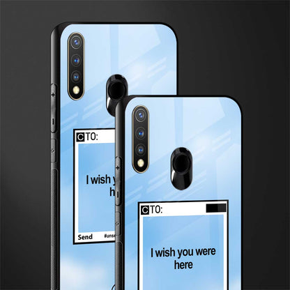 wish you were here glass case for vivo y19 image-2