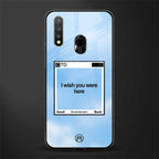 wish you were here glass case for vivo u20 image
