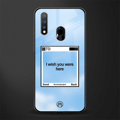 wish you were here glass case for vivo u20 image