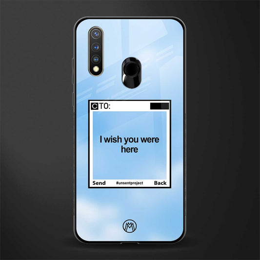 wish you were here glass case for vivo y19 image