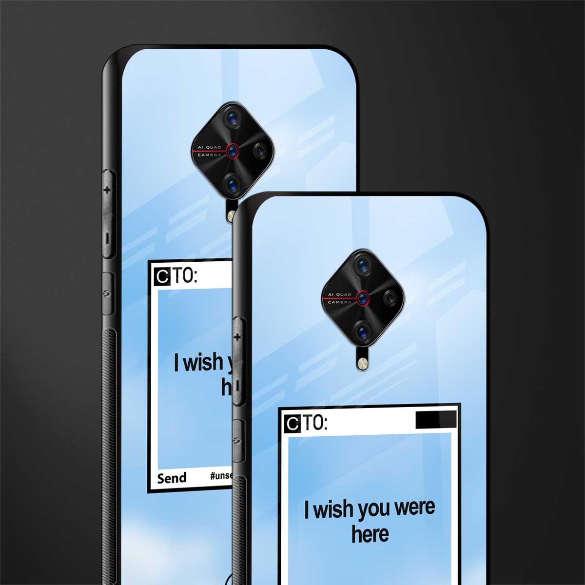 wish you were here glass case for vivo s1 pro image-2