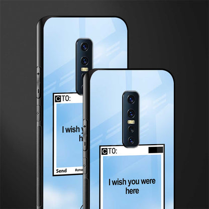 wish you were here glass case for vivo v17 pro image-2