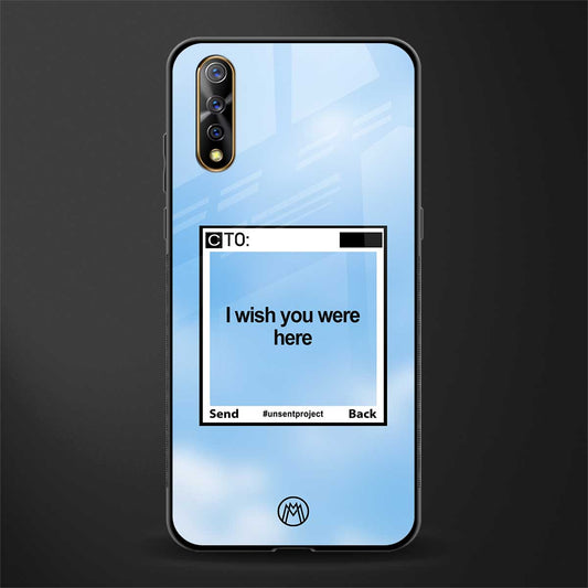 wish you were here glass case for vivo z1x image