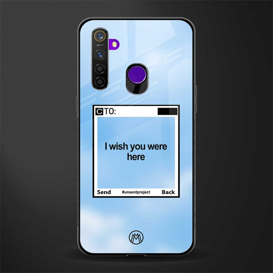 wish you were here glass case for realme 5s image