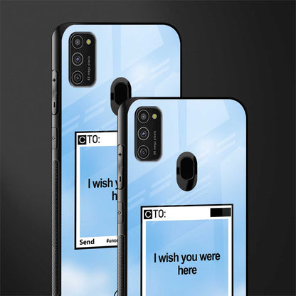 wish you were here glass case for samsung galaxy m30s image-2