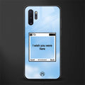 wish you were here glass case for samsung galaxy note 10 plus image