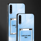 wish you were here glass case for samsung galaxy a70 image-2