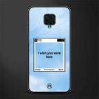 wish you were here glass case for redmi note 9 pro image