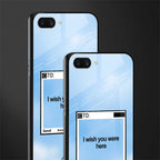 wish you were here glass case for realme c1 image-2