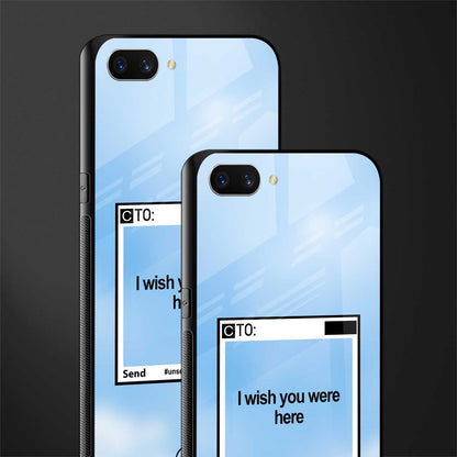 wish you were here glass case for realme c1 image-2