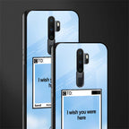 wish you were here glass case for oppo a9 2020 image-2