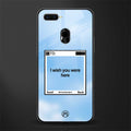 wish you were here glass case for oppo a7 image