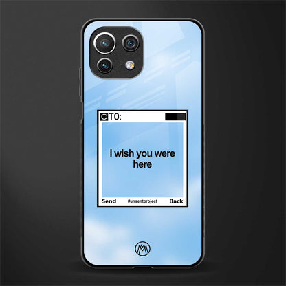 wish you were here glass case for mi 11 lite image