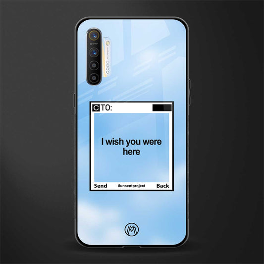 wish you were here glass case for realme x2 image