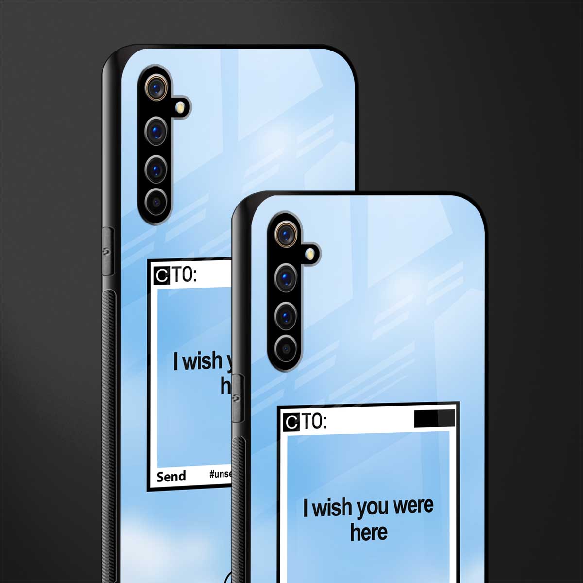 wish you were here glass case for realme x50 pro image-2