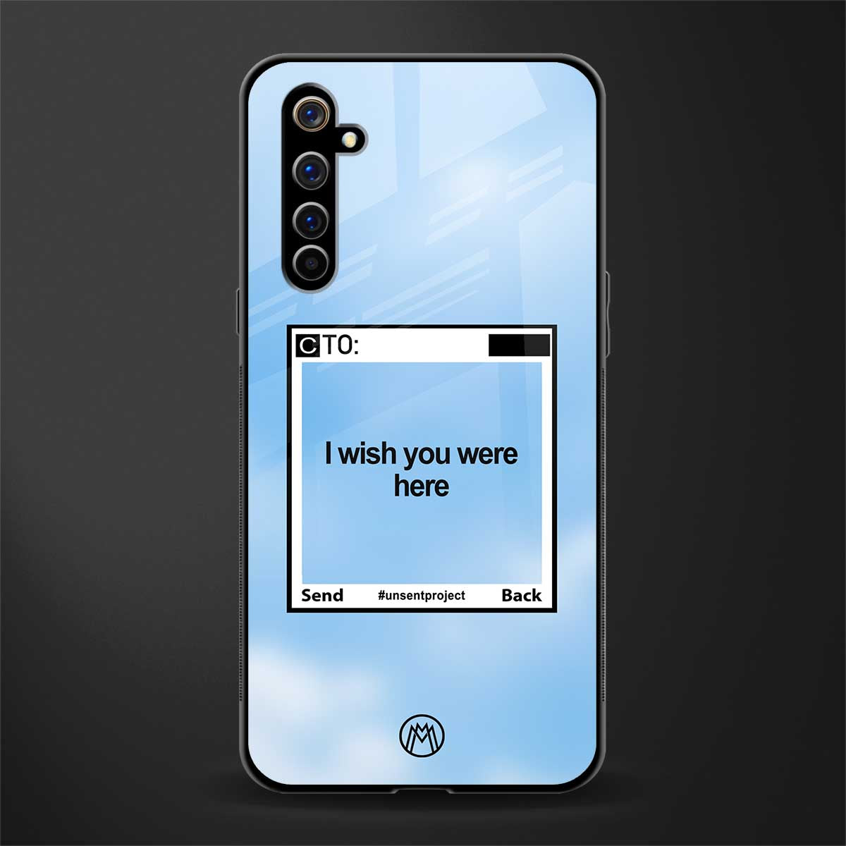 wish you were here glass case for realme x50 pro image