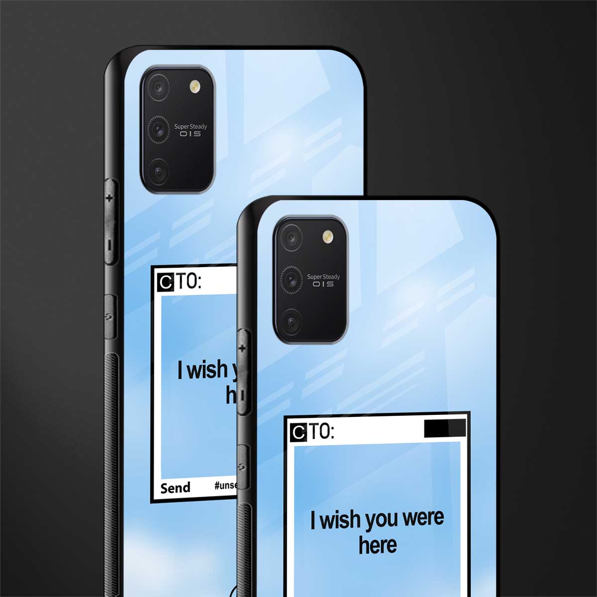 wish you were here glass case for samsung galaxy a91 image-2