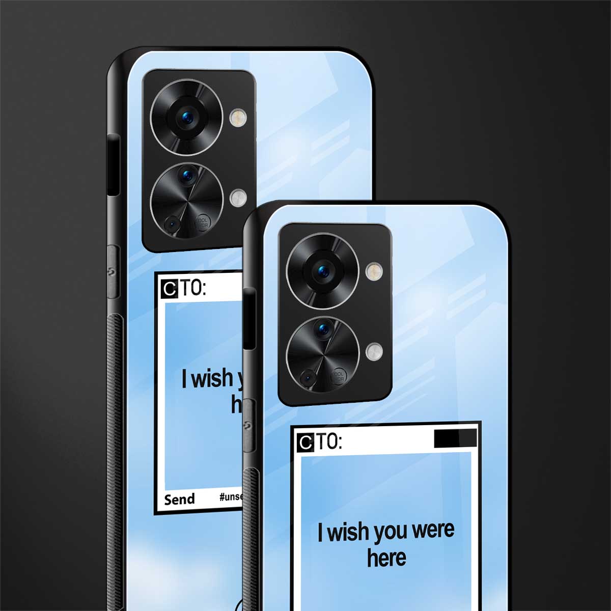 wish you were here glass case for phone case | glass case for oneplus nord 2t 5g