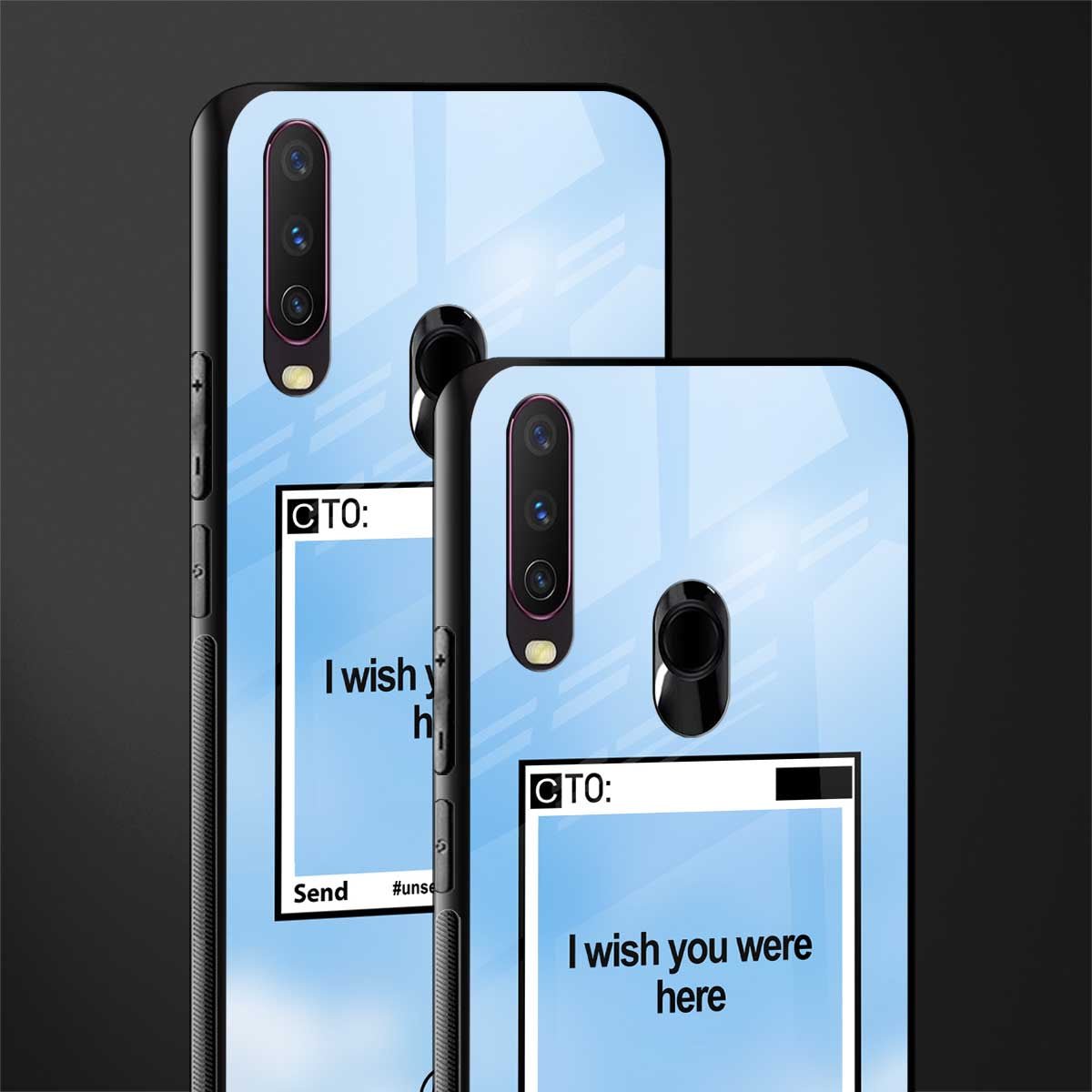 wish you were here glass case for vivo y15 image-2