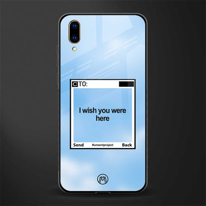 wish you were here glass case for vivo v11 pro image