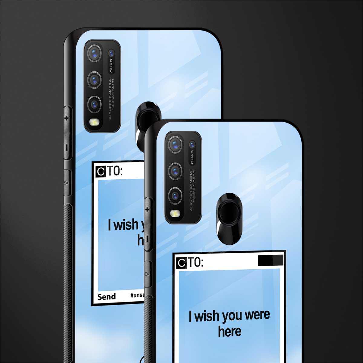 wish you were here glass case for vivo y50 image-2