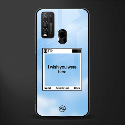 wish you were here glass case for vivo y50 image