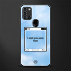 wish you were here glass case for samsung galaxy a21s image