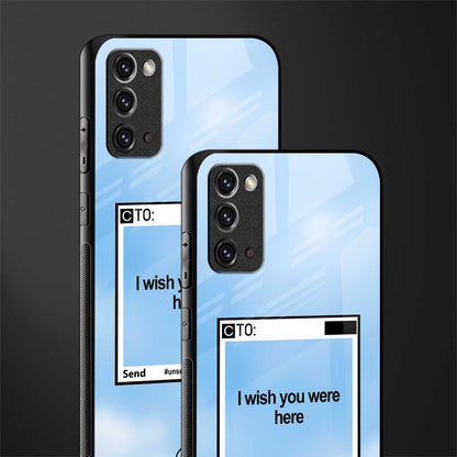 wish you were here glass case for samsung galaxy note 20 image-2
