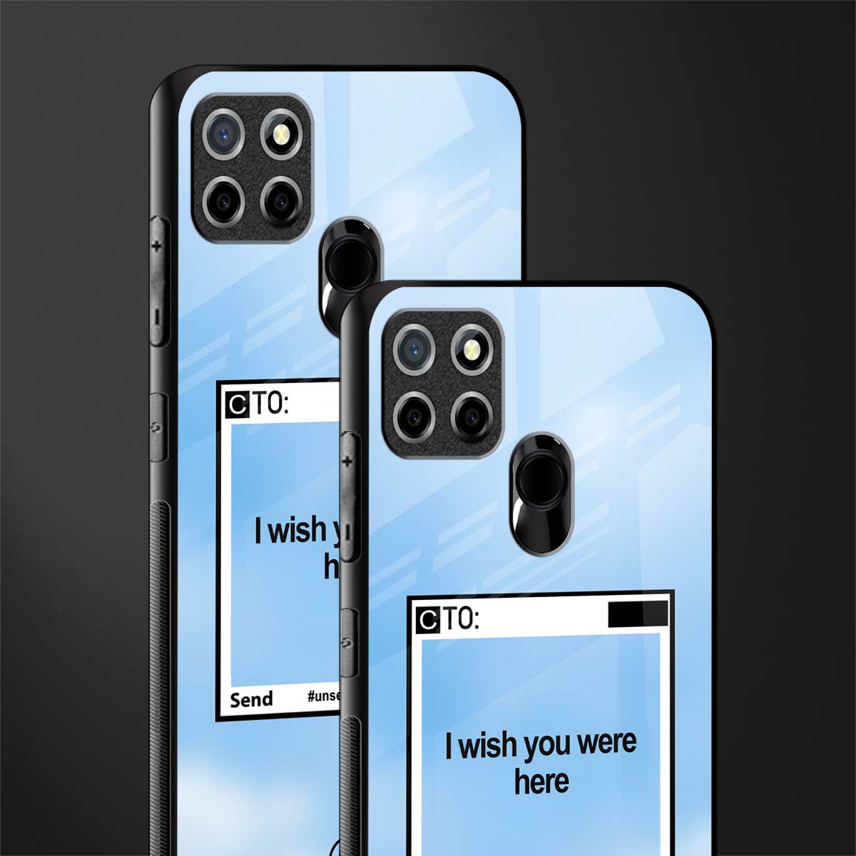 wish you were here glass case for realme narzo 30a image-2
