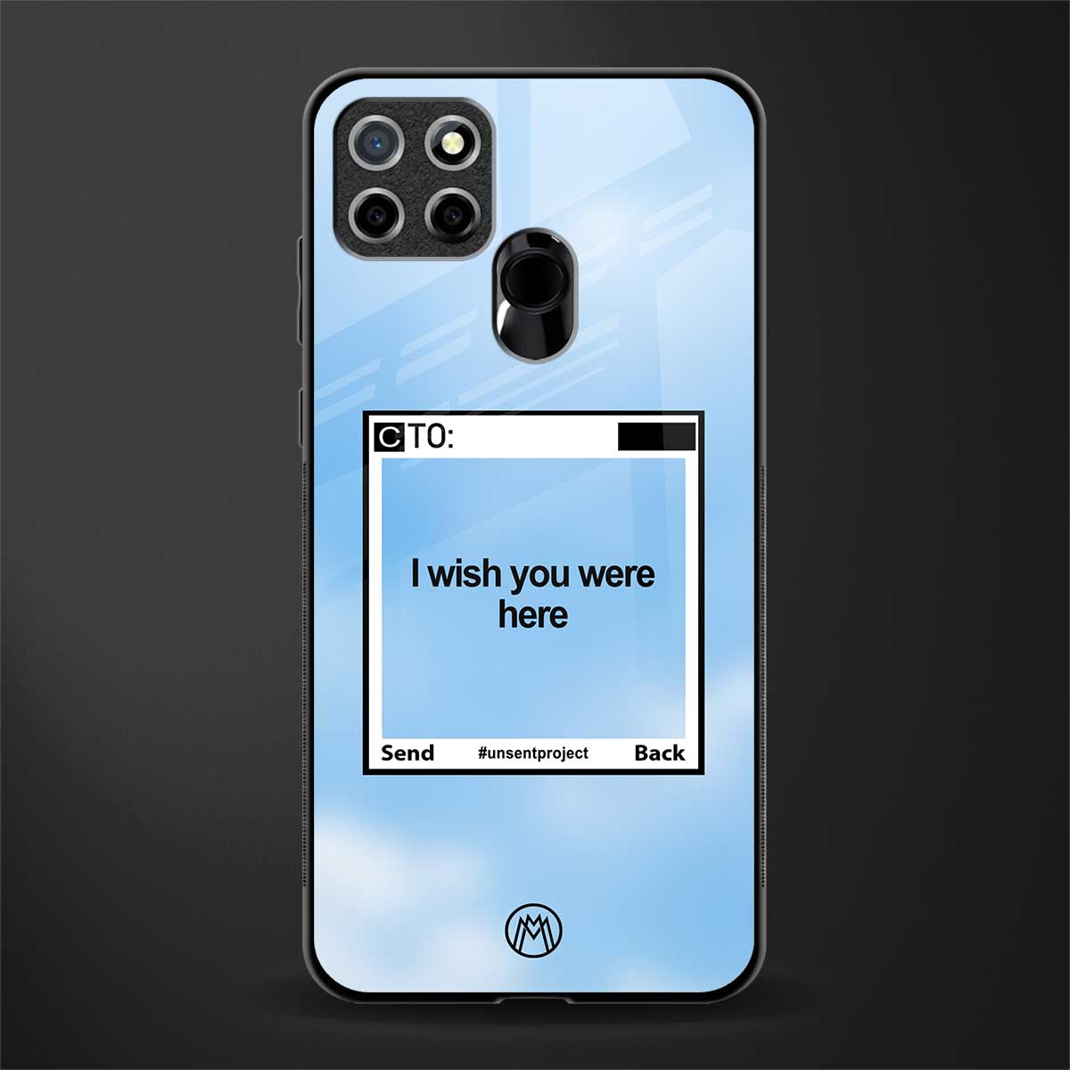 wish you were here glass case for realme narzo 20 image