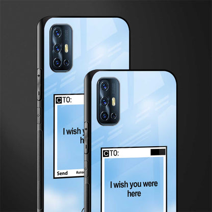 wish you were here glass case for vivo v17 image-2
