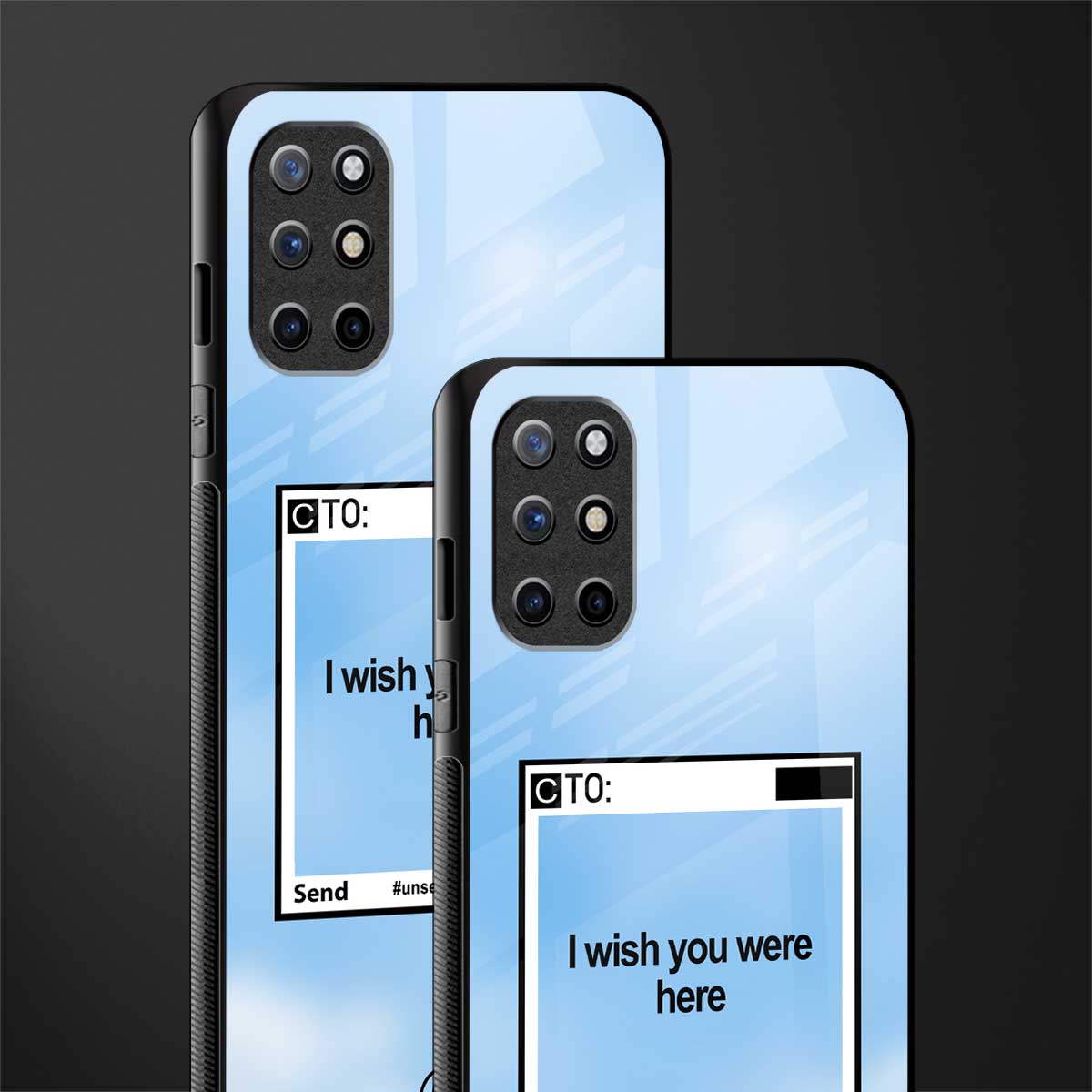 wish you were here glass case for oneplus 8t image-2